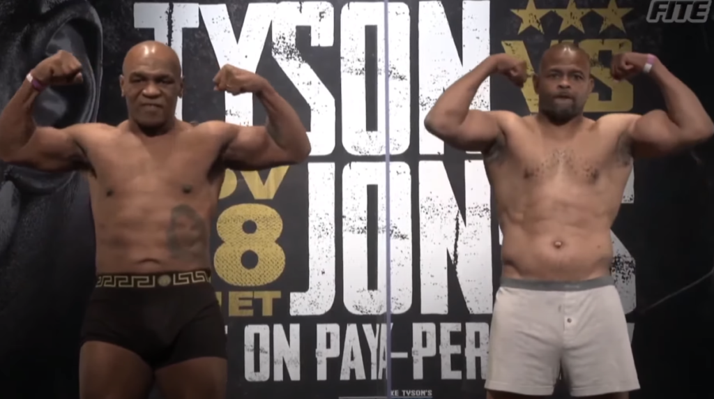 Fot. Mike Tyson vs Roy Jones Jr., YouTube