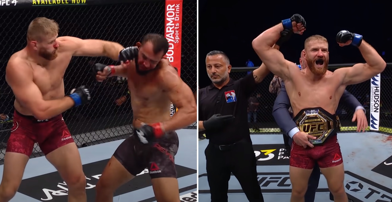 Darmowa walka: UFC przypomina, jak Błachowicz został mistrzem wagi półciężkiej [WIDEO]