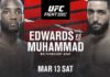 Typy bukmacherskie na UFC Fight Night: Edwards vs Muhammad!
