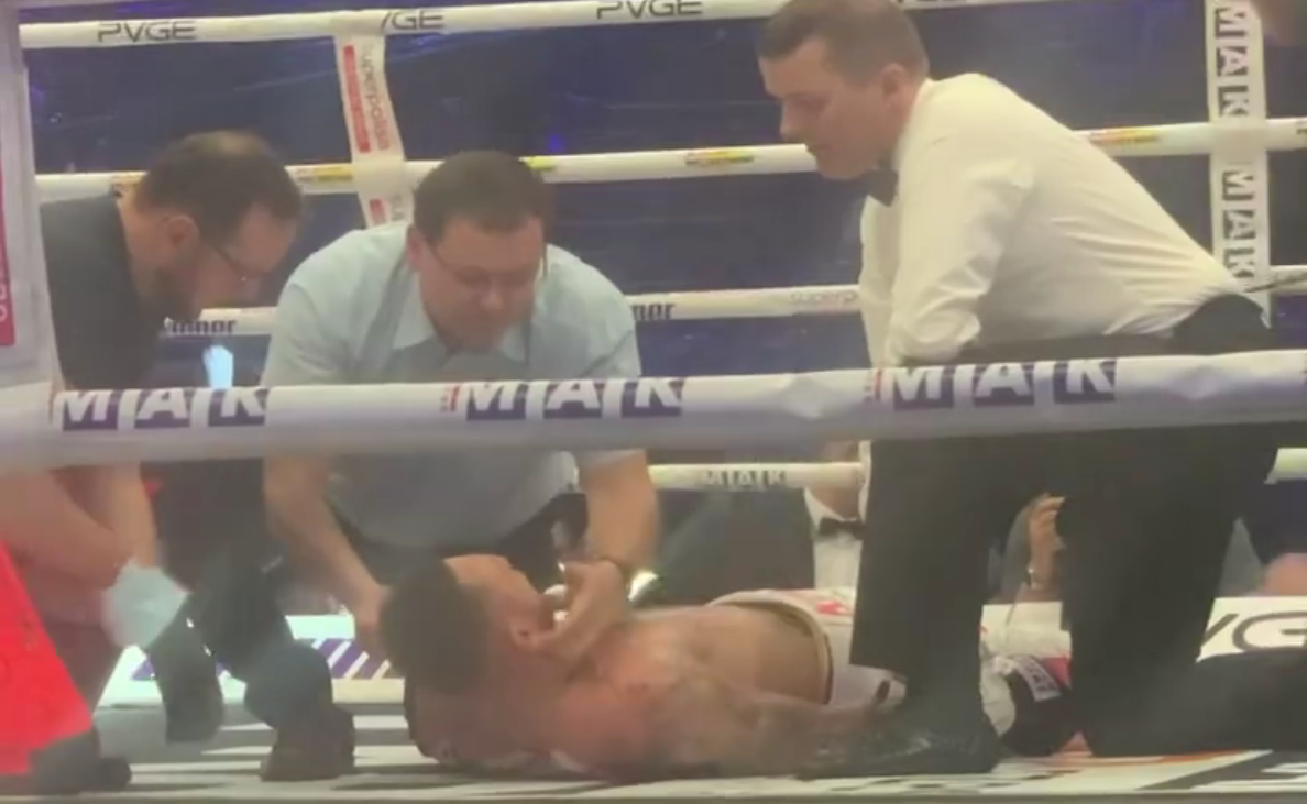 (VIDEO) Sensacja! Damian Kiwior ciężko znokautowany na gali KnockOut Boxing Night 15!
