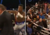 (VIDEO) Awantura podczas gali walk na gołe pięści. Kibic wszedł na ring i został pobity przez rapera