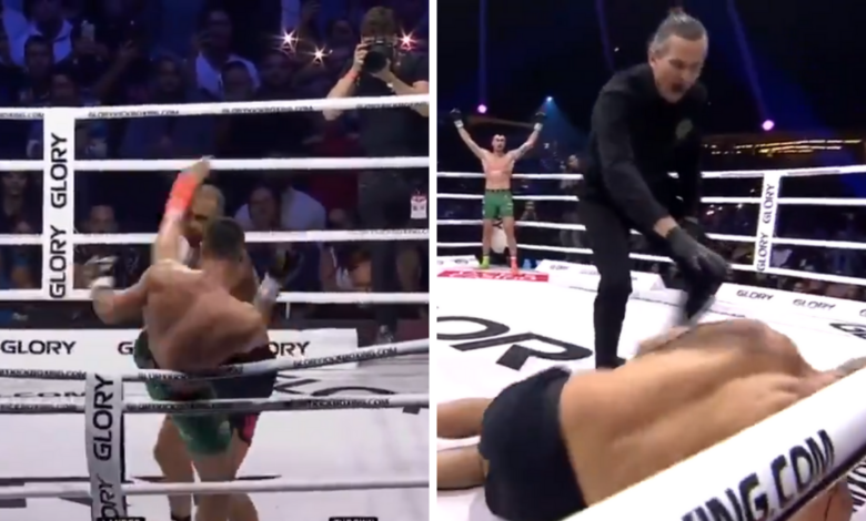 (VIDEO) Arkadiusz Wrzosek ciężko znokautował legendę kickboxingu!