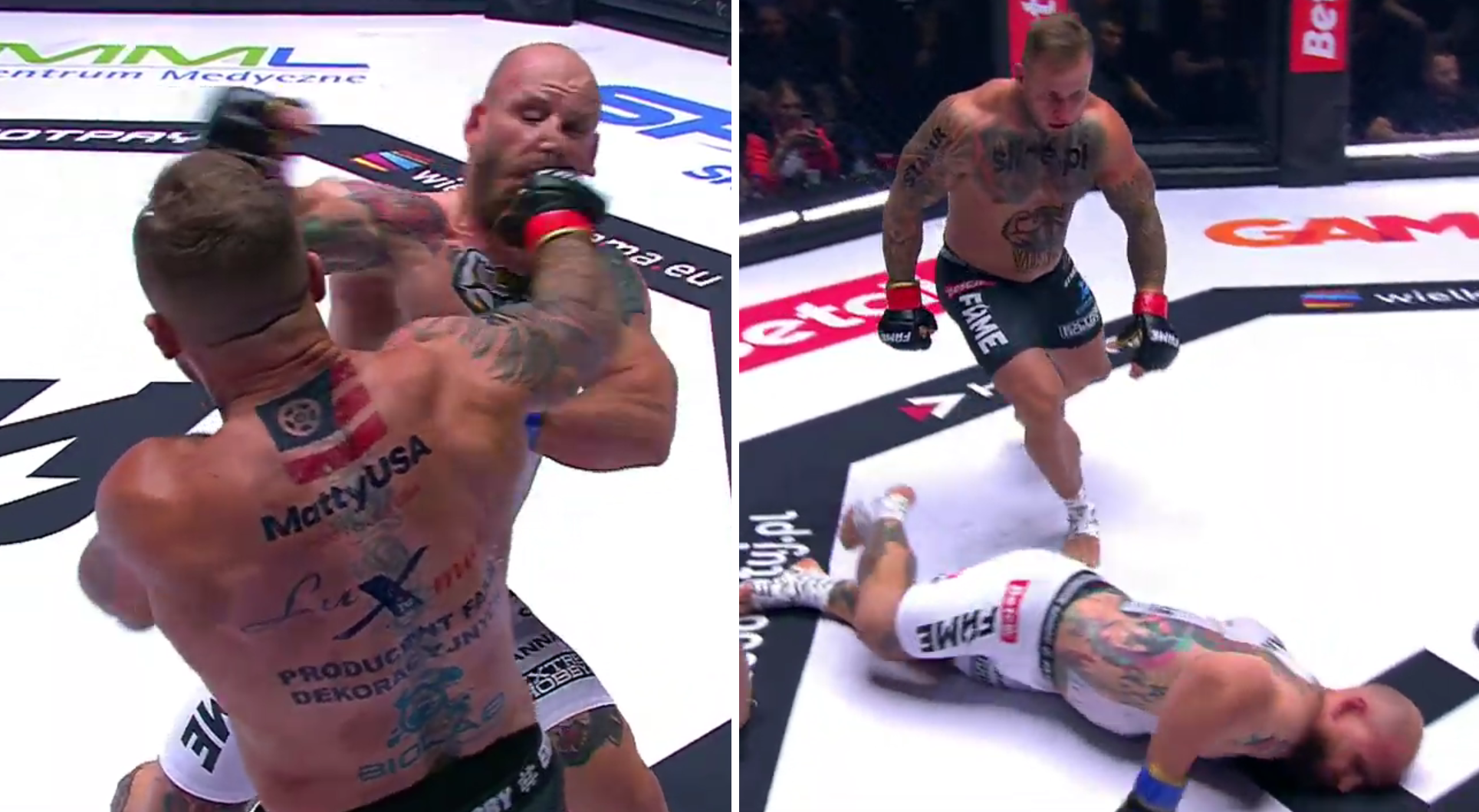 (VIDEO) Piotr Szeliga brutalnie nokautuje "Wujaszka Fericze"! Potężny sierpowy kończy walkę w pierwszej rundzie!